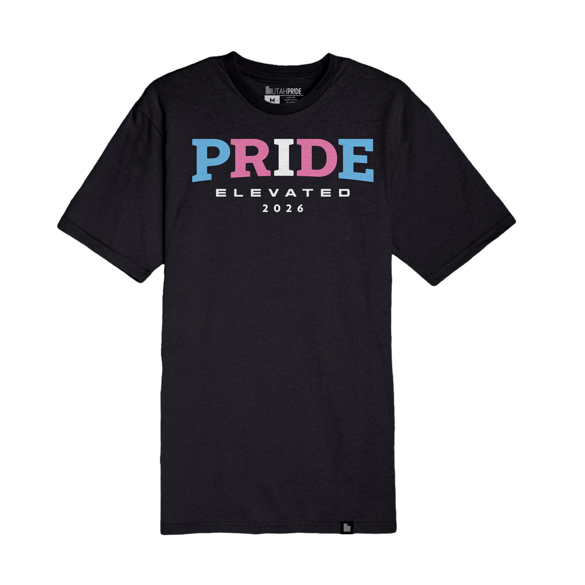 2. Utah Pride Elevated 2026 Trans Rainbow Tee