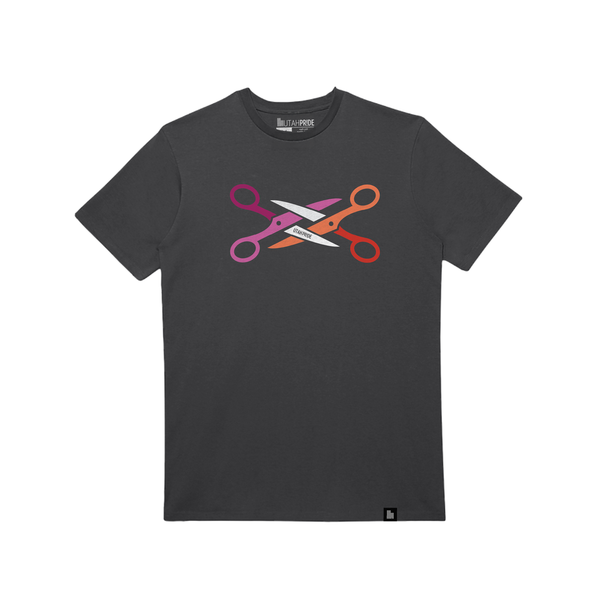 8. Utah Pride Scissor Tee