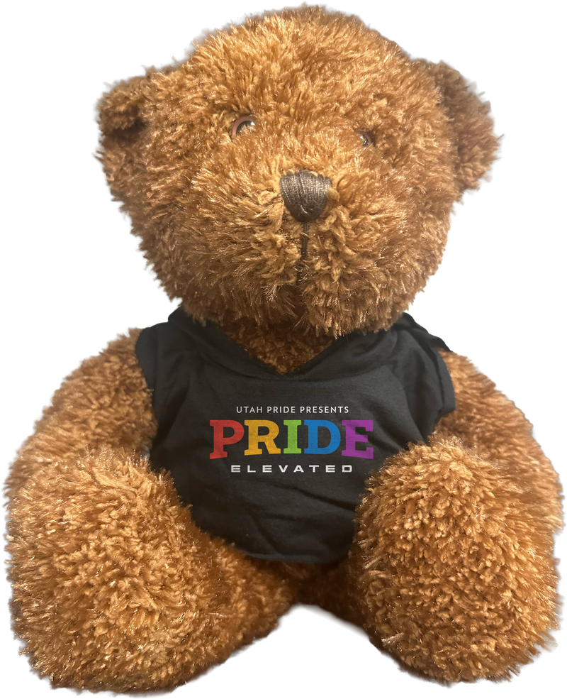 H. Utah Pride Bear - Rainbow (Pre Order.  Estimated Shipping 06/19/2026 - 07/10/2026)