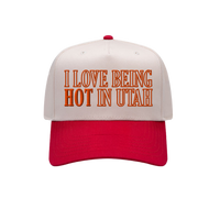26. Utah Pride Hot In Utah Baseball Cap (Pre Order.  Estimated Shipping 06/19/2026 - 07/10/2026)