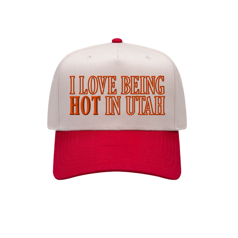 26. Utah Pride Hot In Utah Baseball Cap (Pre Order.  Estimated Shipping 06/19/2026 - 07/10/2026)