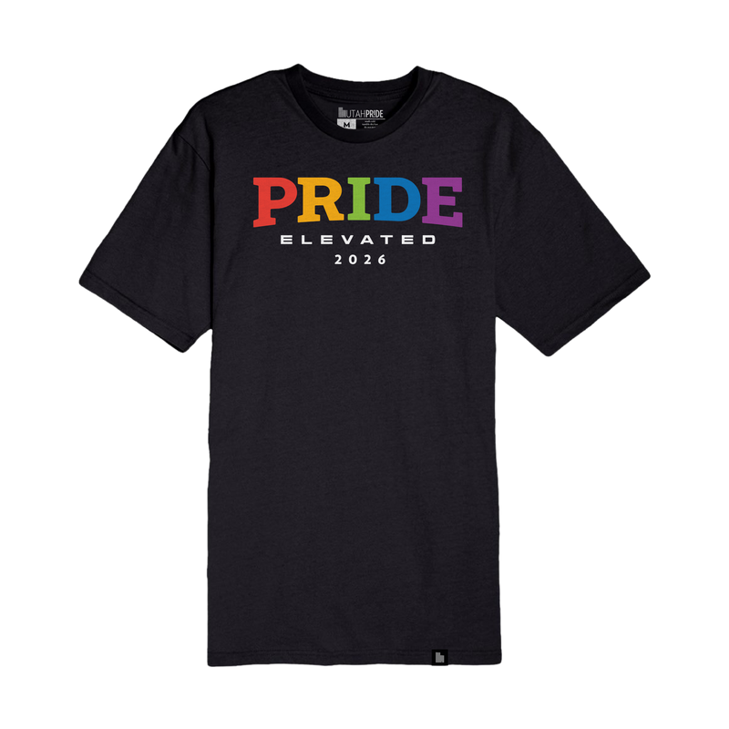 1. Utah Pride Elevated 2026 Rainbow Tee