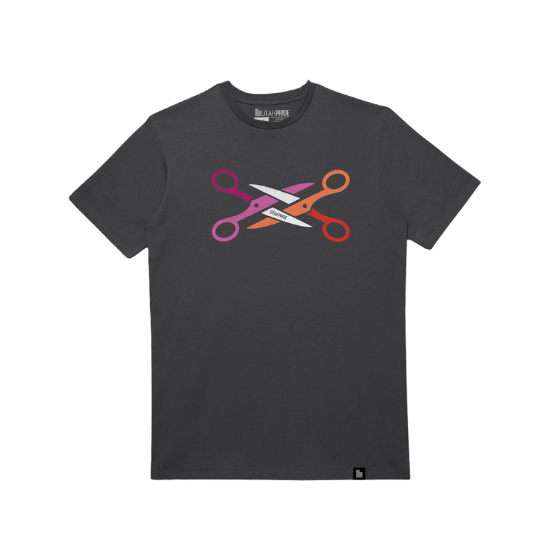 8. Utah Pride Scissor Tee