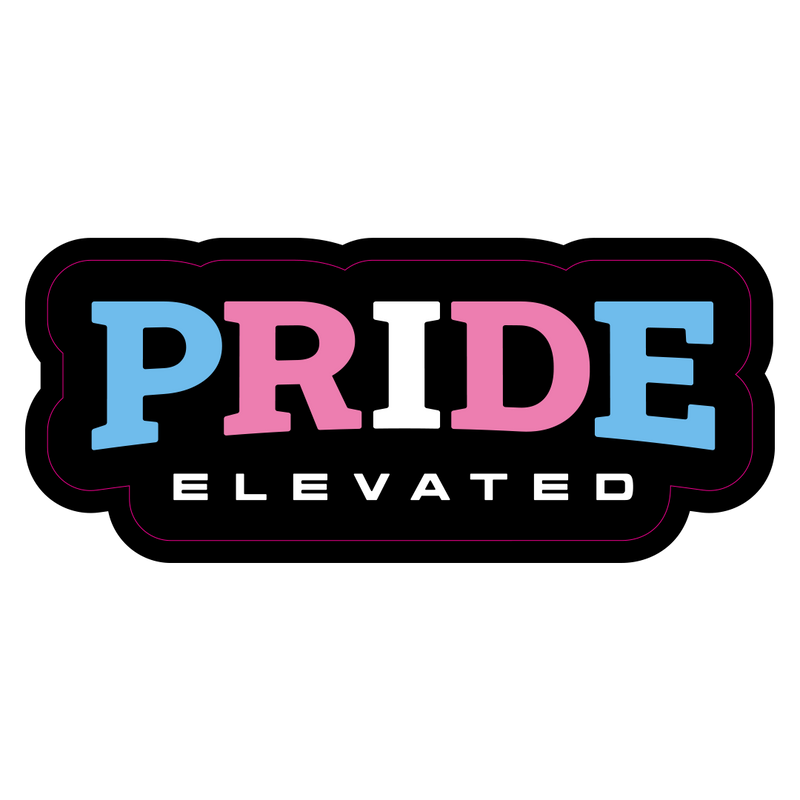 M. Pride Elevated Magnet - Trans