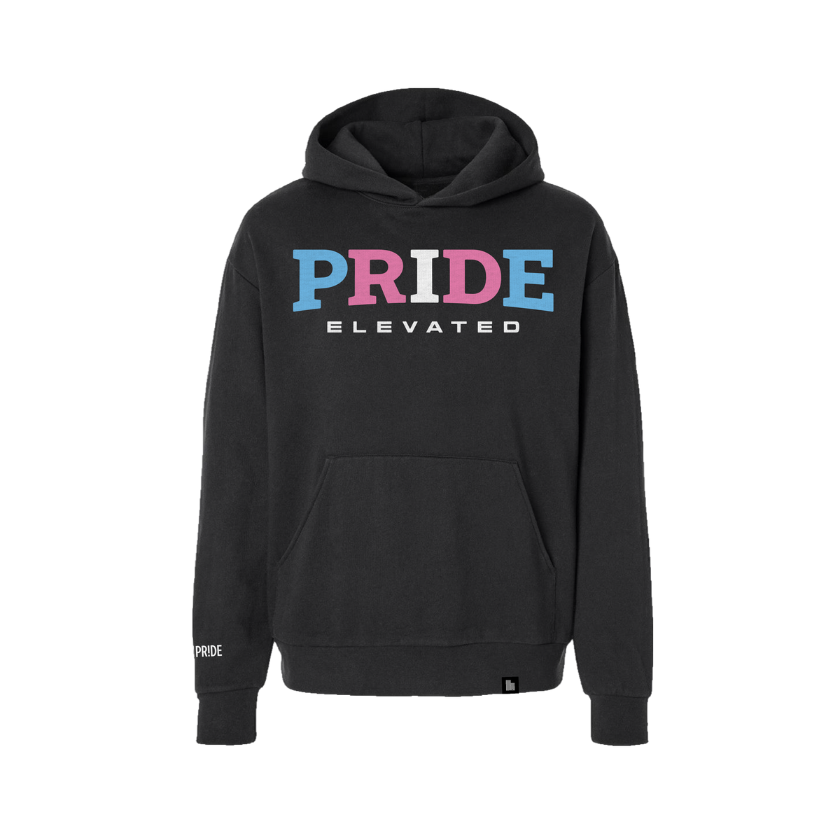17. Utah Pride Elevated Trans Rainbow Hoodie